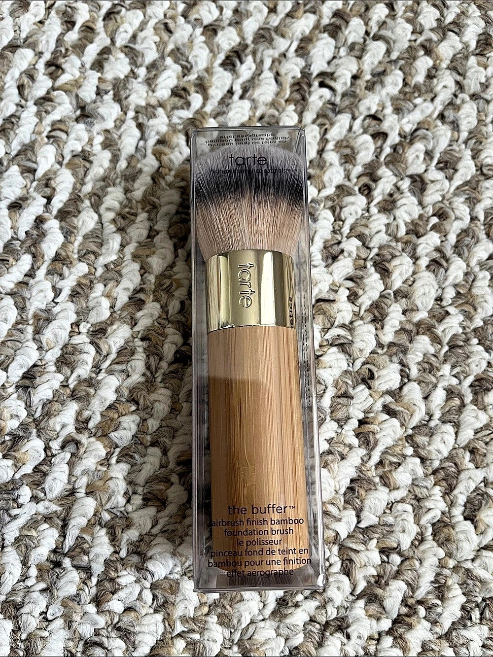 tarte The Buffer Airbrush Finish Bamboo Foundation Brush NEW IN BOX